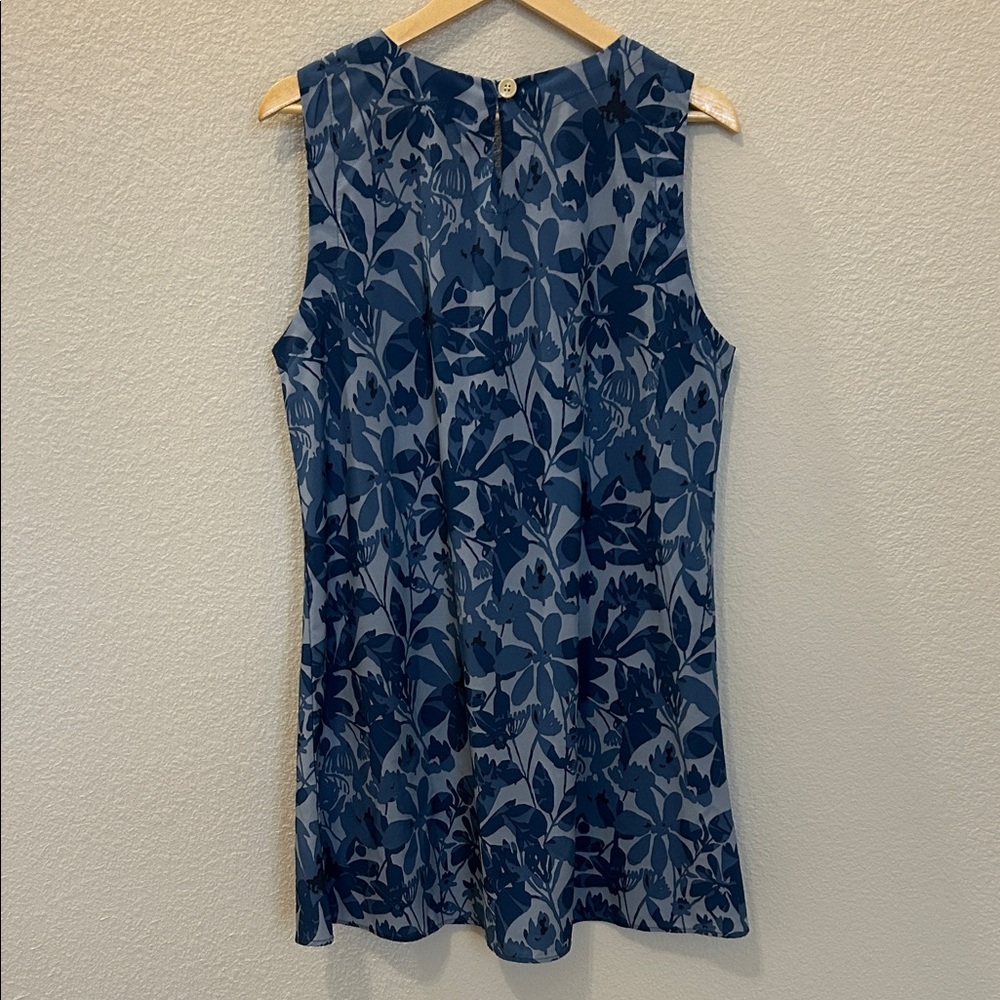 RipSkirt Hawaii Sleeveless Dress – Blue Floral – Size Large - Picture 4 of 4